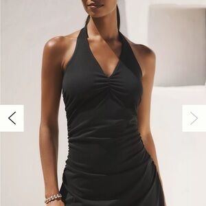 The Ariana Halter Mini Dress